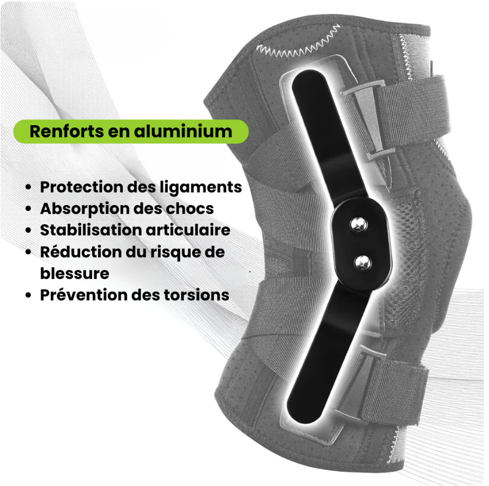 Protection orthopédique articulée du genou | Genouillère Titan‑Force