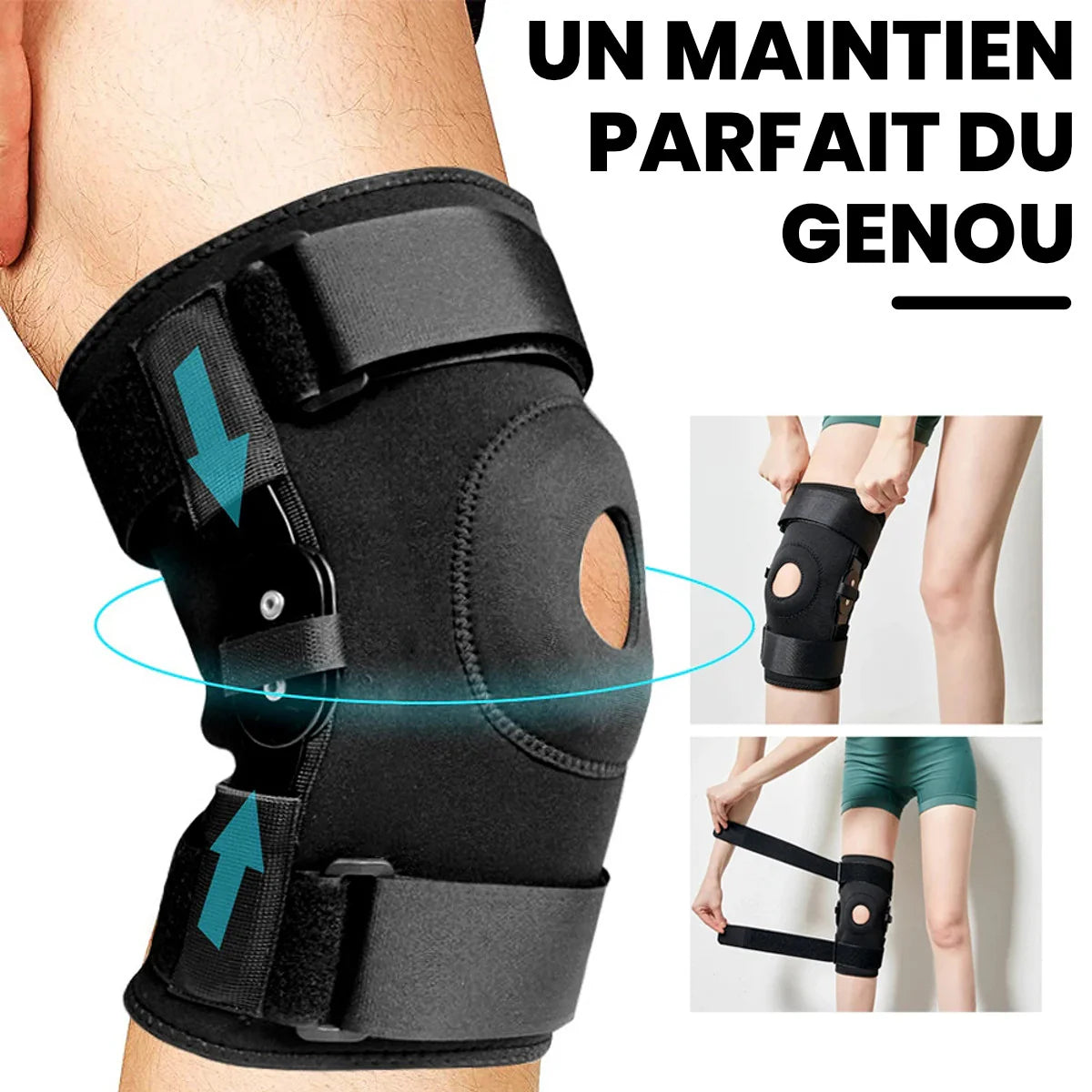 Protection orthopédique articulée du genou | Genouillère Titan‑Force
